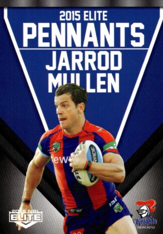 2015 NRL Elite Pennants - EP39 Jarrod Mullen Newcastle Knights