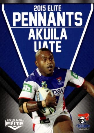 2015 NRL Elite Pennants - EP40 Akuila Uate Newcastle Knights