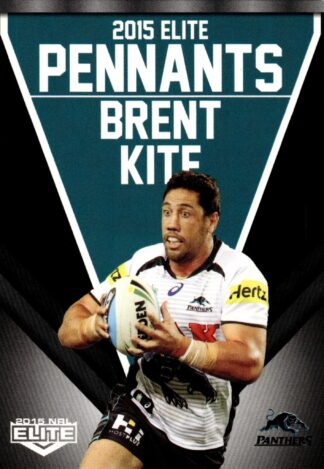 2015 NRL Elite Pennants - EP52 Brent Kite Penrith Panthers