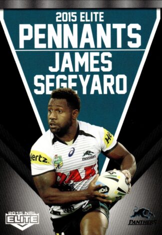 2015 NRL Elite Pennants - EP53 James Segeyaro Penrith Panthers