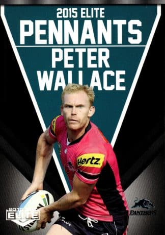 2015 NRL Elite Pennants - EP55 Peter Wallace Penrith Panthers