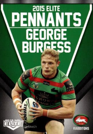 2015 NRL Elite Pennants - EP56 George Burgess South Sydney Rabbitohs