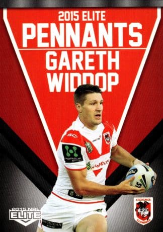 2015 NRL Elite Pennants - EP65 Gareth Widdop St George Dragons