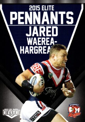 2015 NRL Elite Pennants - EP70 Jared Waerea-Hargreaves Sydney Roosters