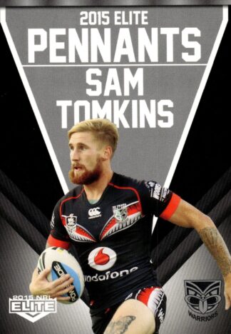 2015 NRL Elite Pennants - EP74 Sam Tomkins Warriors