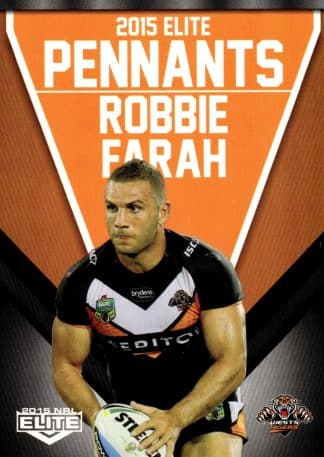 2015 NRL Elite Pennants - EP76 Robbie Farah Wests Tigers