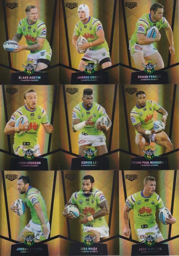 2015 NRL Elite Gold Parallel - Full Set 144 Cards - Image 16