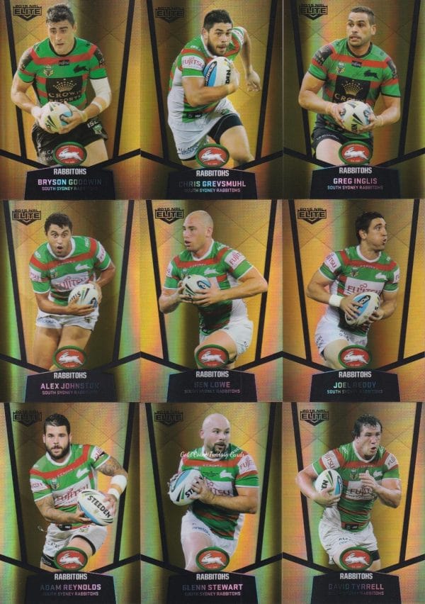 2015 NRL Elite Gold Parallel - Full Set 144 Cards - Image 6