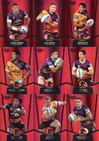 2015 NRL Elite Ruby Mojo - Brisbane Broncos Team Set