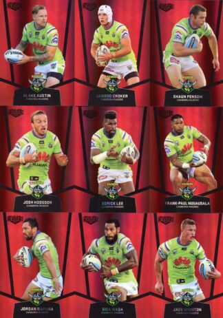2015 NRL Elite Ruby Mojo - Canberra Raiders Team Set