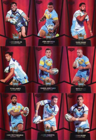 2015 NRL Elite Ruby Mojo - Gold Coast Titans Team Set