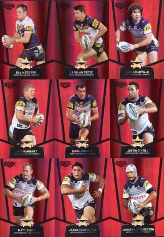 2015 NRL Elite Ruby Mojo - North Qld Cowboys Team Set