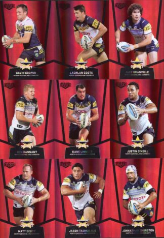 2015 NRL Elite Ruby Mojo - North Qld Cowboys Team Set