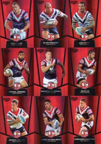 2015 NRL Elite Ruby Mojo - Sydney Roosters Team Set