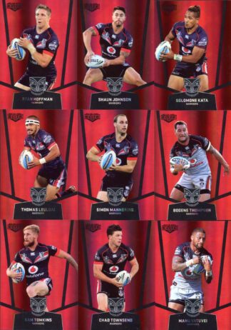 2015 NRL Elite Ruby Mojo - Warriors Team Set