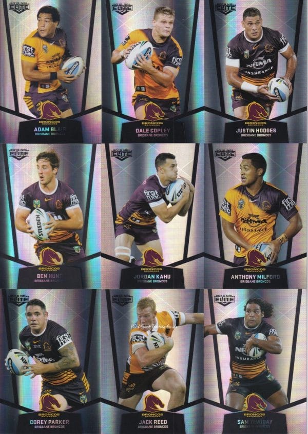 2015 NRL Elite Silver Parallel - Full Set 144 Cards - Image 17