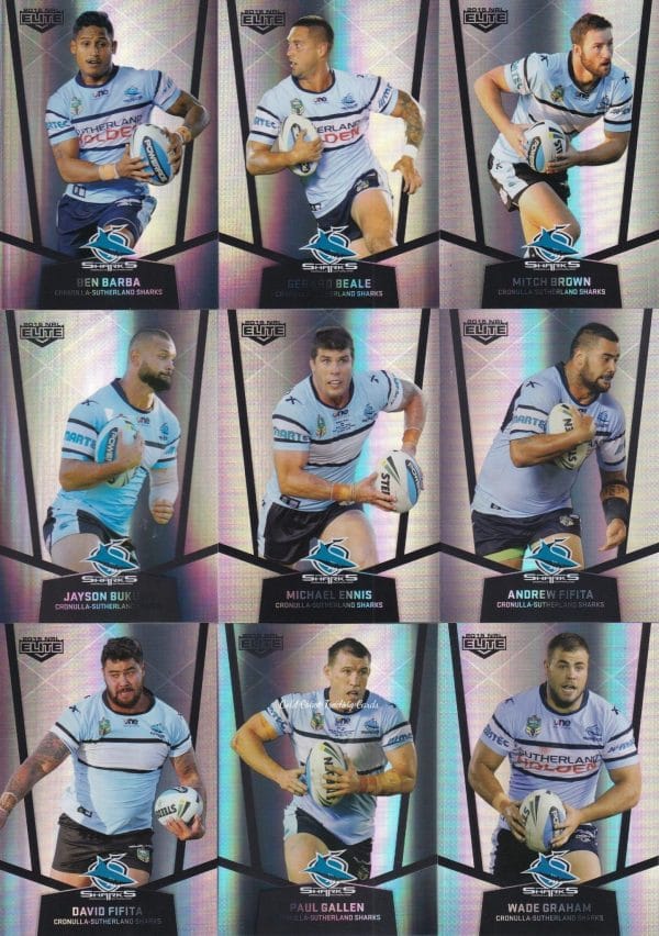 2015 NRL Elite Silver Parallel - Full Set 144 Cards - Image 14