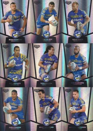 2015 NRL Elite Silver Parallel Team Set - Parramatta Eels