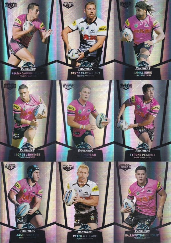2015 NRL Elite Silver Parallel - Full Set 144 Cards - Image 7