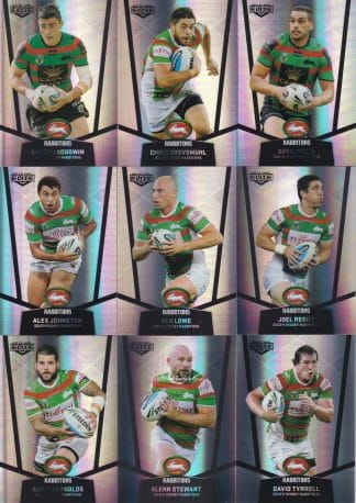 2015 NRL Elite Silver Parallel Team Set - South Sydney Rabbitohs