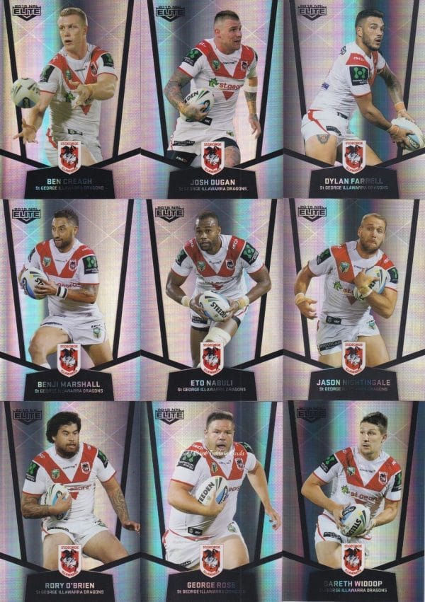 2015 NRL Elite Silver Parallel - Full Set 144 Cards - Image 5