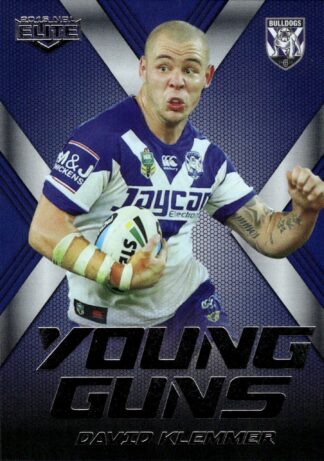 2015 NRL Elite Young Guns - YG05 David Klemmer Canterbury Bulldogs