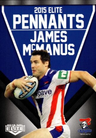 2015 NRL Elite Pennants - EP38 James McManus Newcastle Knights