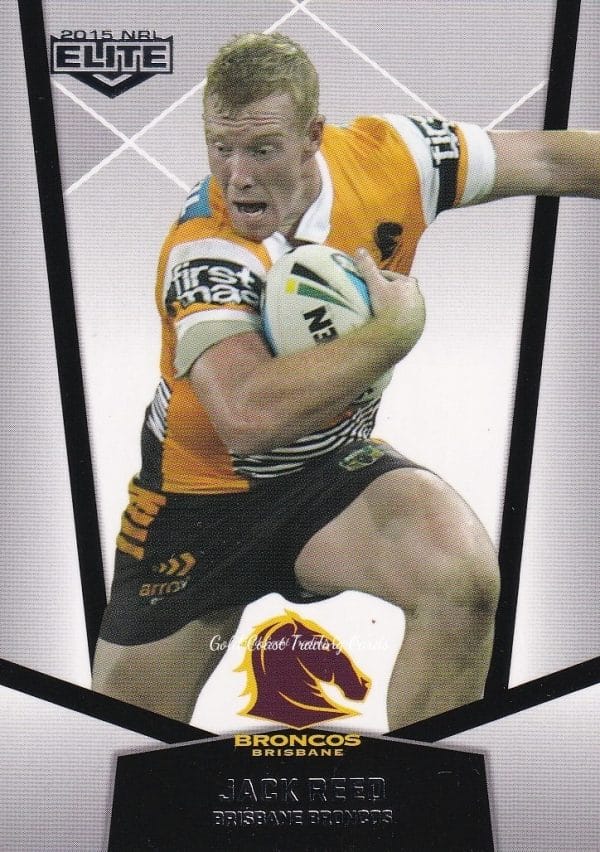 2015 NRL Elite Common Card - Base 008 Jack Reed Brisbane Broncos