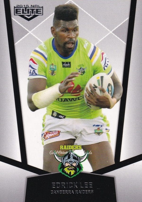 2015 NRL Elite Common Card - Base 015 Edrick Lee Canberra Raiders