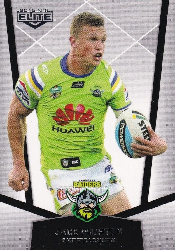 2015 NRL Elite Common Card - Base 019 Jack Wighton Canberra Raiders