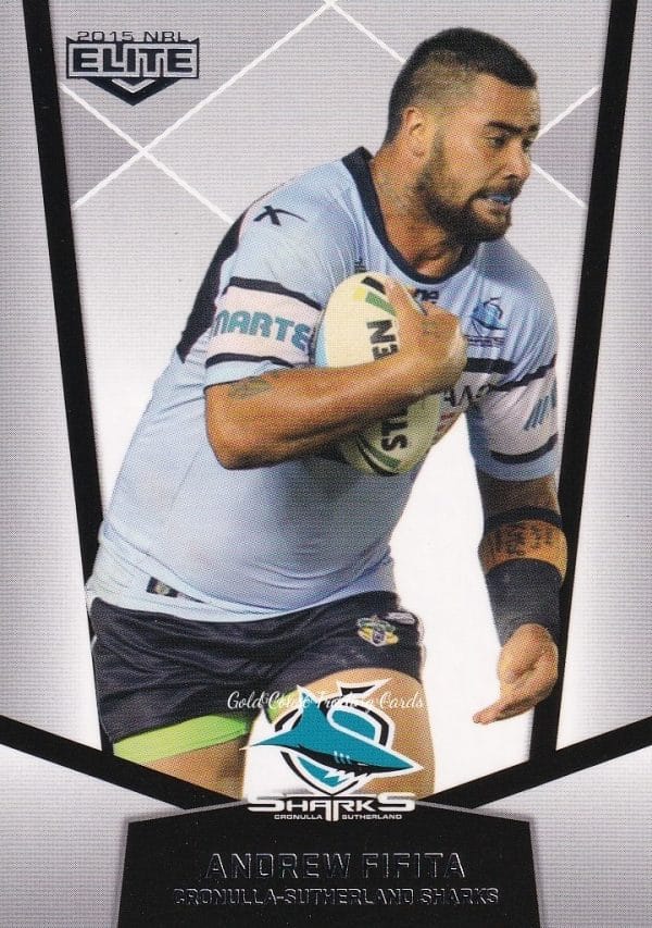 2015 NRL Elite Common Card - Base 036 Andrew Fifita Cronulla Sharks