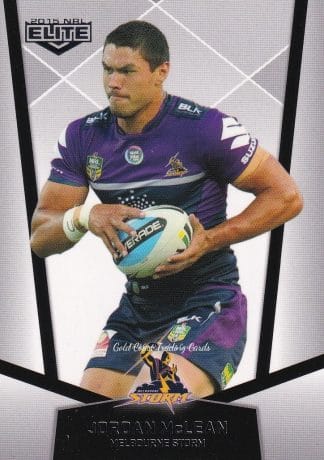 2015 NRL Elite Common Card - Base 066 Jordan McLean Melbourne Storm