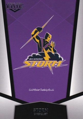 2015 NRL Elite Common Card - Base 070 Logo Checklist Melbourne Storm