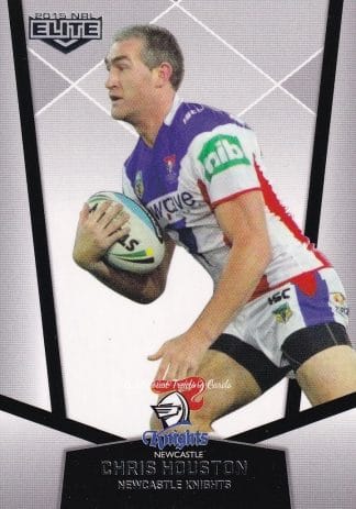 2015 NRL Elite Common Card - Base 072 Chris Houston Newcastle Knights