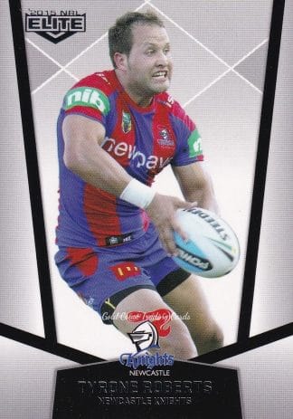 2015 NRL Elite Common Card - Base 075 Tyrone Roberts Newcastle Knights