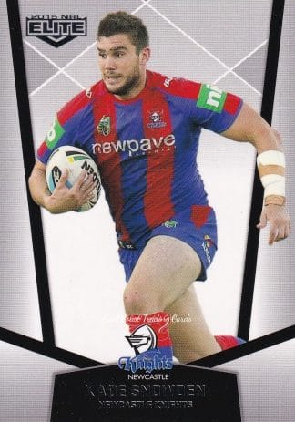 2015 NRL Elite Common Card - Base 078 Kade Snowden Newcastle Knights