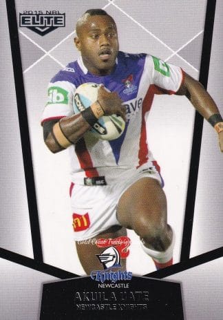2015 NRL Elite Common Card - Base 079 Akuila Uate Newcastle Knights