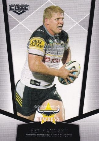 2015 NRL Elite Common Card - Base 084 Ben Hannant North Qld Cowboys