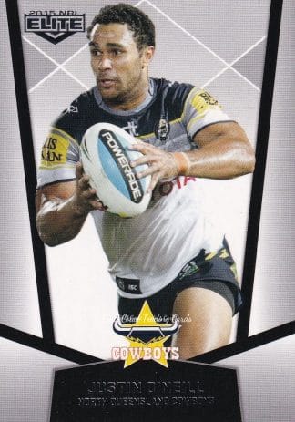 2015 NRL Elite Common Card - Base 086 Justin O'Neill North Qld Cowboys