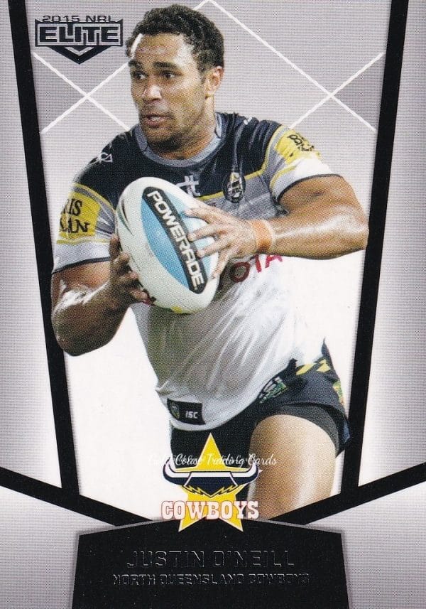 2015 NRL Elite Common Card - Base 086 Justin O'Neill North Qld Cowboys