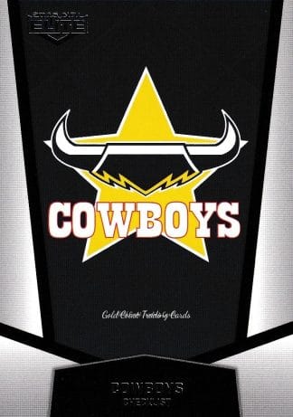 2015 NRL Elite Common Card - Base 090 Logo Checklist North Qld Cowboys