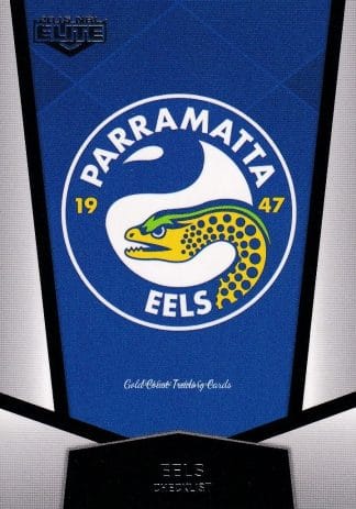 2015 NRL Elite Common Card - Base 100 Logo Checklist Parramatta Eels