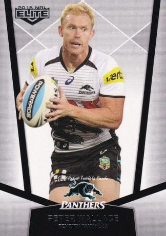 2015 NRL Elite Common Card - Base 108 Peter Wallace Penrith Panthers