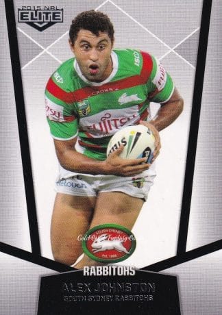 2015 NRL Elite Common Card - Base 114 Alex Johnston South Sydney Rabbitohs