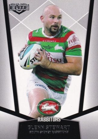 2015 NRL Elite Common Card - Base 118 Glenn Stewart South Sydney Rabbitohs