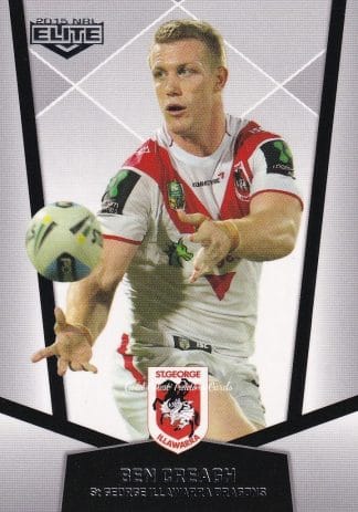 2015 NRL Elite Common Card - Base 121 Ben Creagh St George Dragons