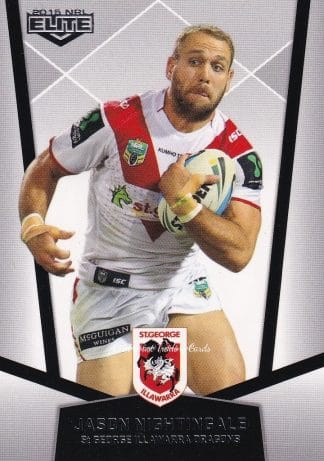 2015 NRL Elite Common Card - Base 126 Jason Nightingale St George Dragons