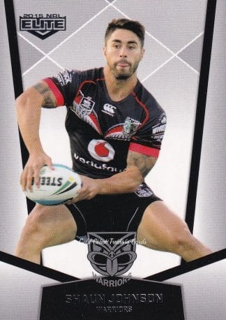 2015 NRL Elite Common Card - Base 142 Shaun Johnson Warriors