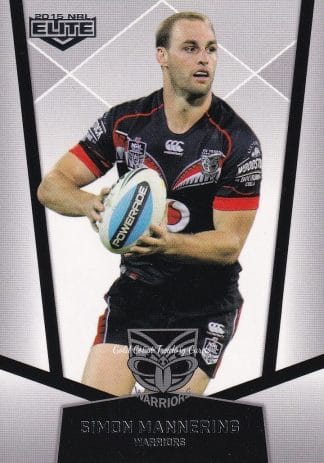 2015 NRL Elite Common Card - Base 145 Simon Mannering Warriors