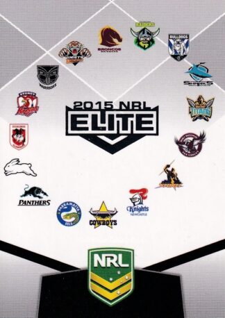 2015 NRL Elite Common Card - Base 161 Header Card